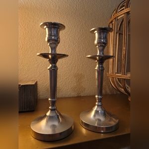 At Home Candlestick Holders